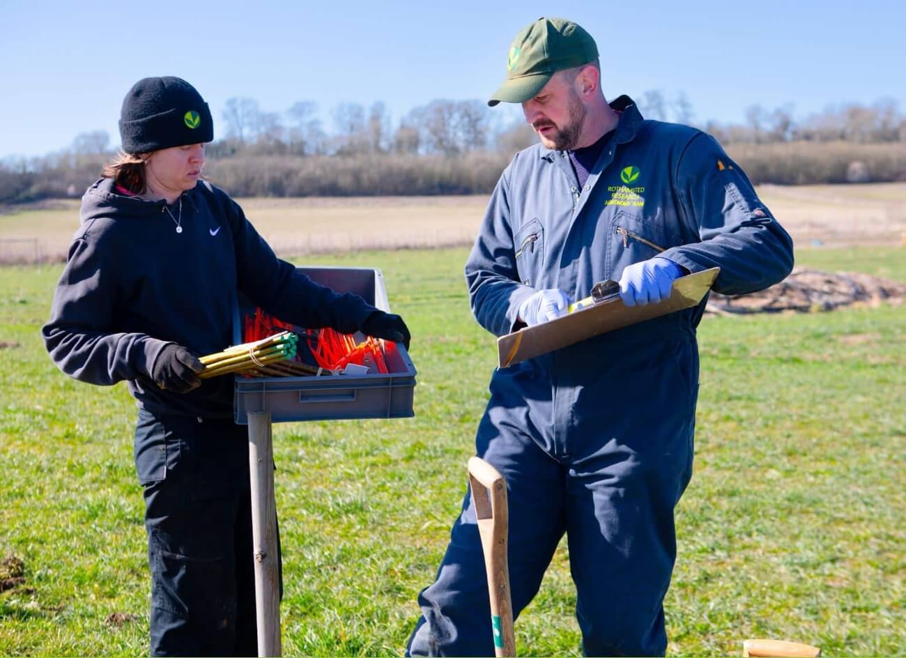 Will Macalpine organising willow planting.