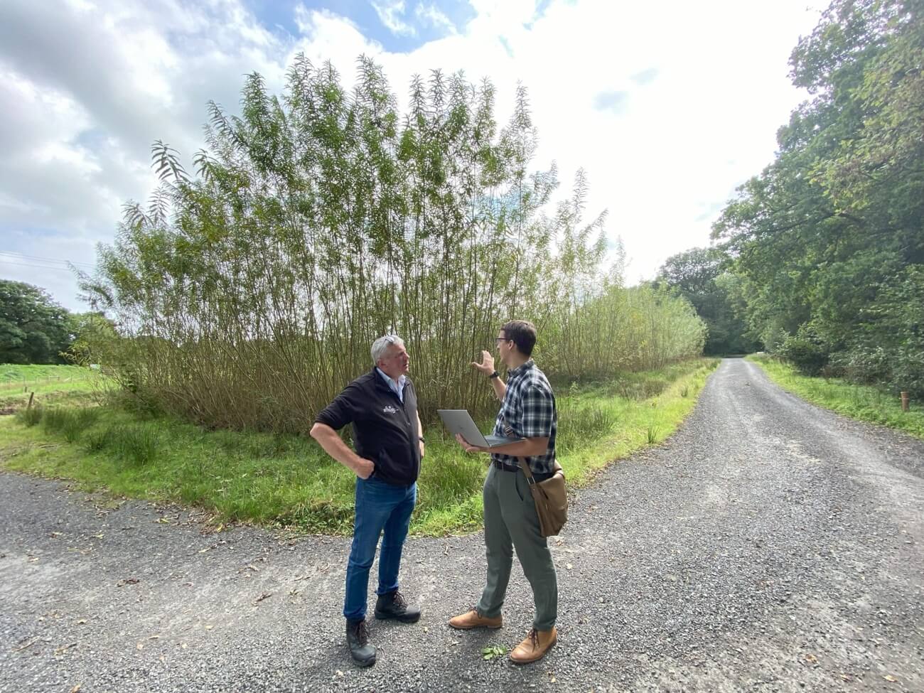 Willow consultation with a farmer